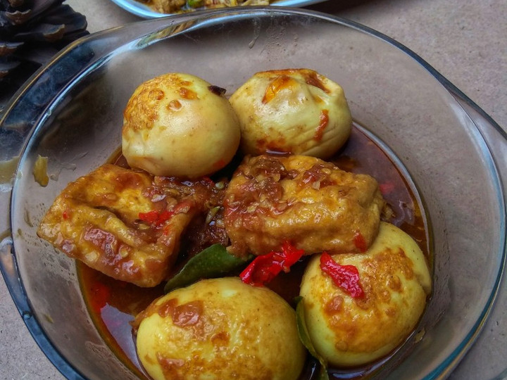 Anti Ribet, Memasak Tahu telur bumbu petis Murah