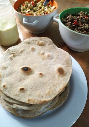 Una foto de Tortilla de harina de trigo