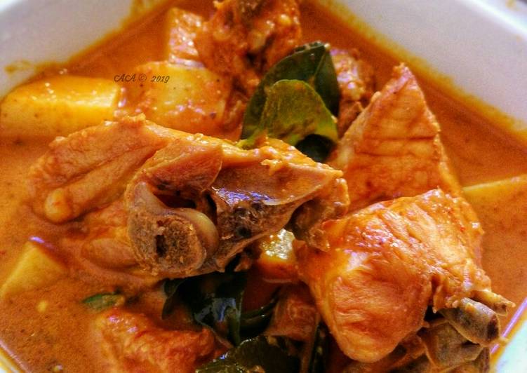 Cara mengolah Gule Kari masak merah yang Enak