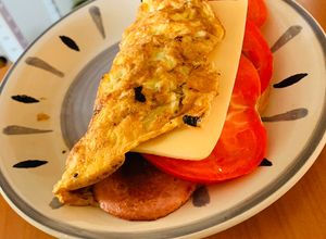 Una foto de Tortilla con Zapallo método grez