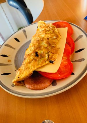 Una foto de Tortilla con Zapallo método grez