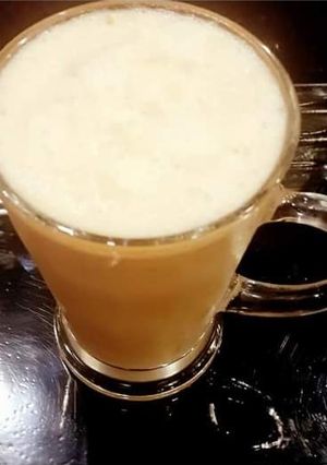 A picture of Dates almonds thick shake (Smoothie).