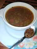 Brown Lentil Soup (Shorbet Ads Bejba)