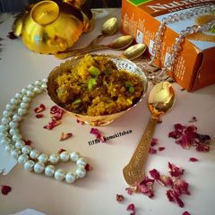 A picture of Soya Halwa.