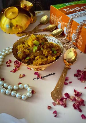 A picture of Soya Halwa.