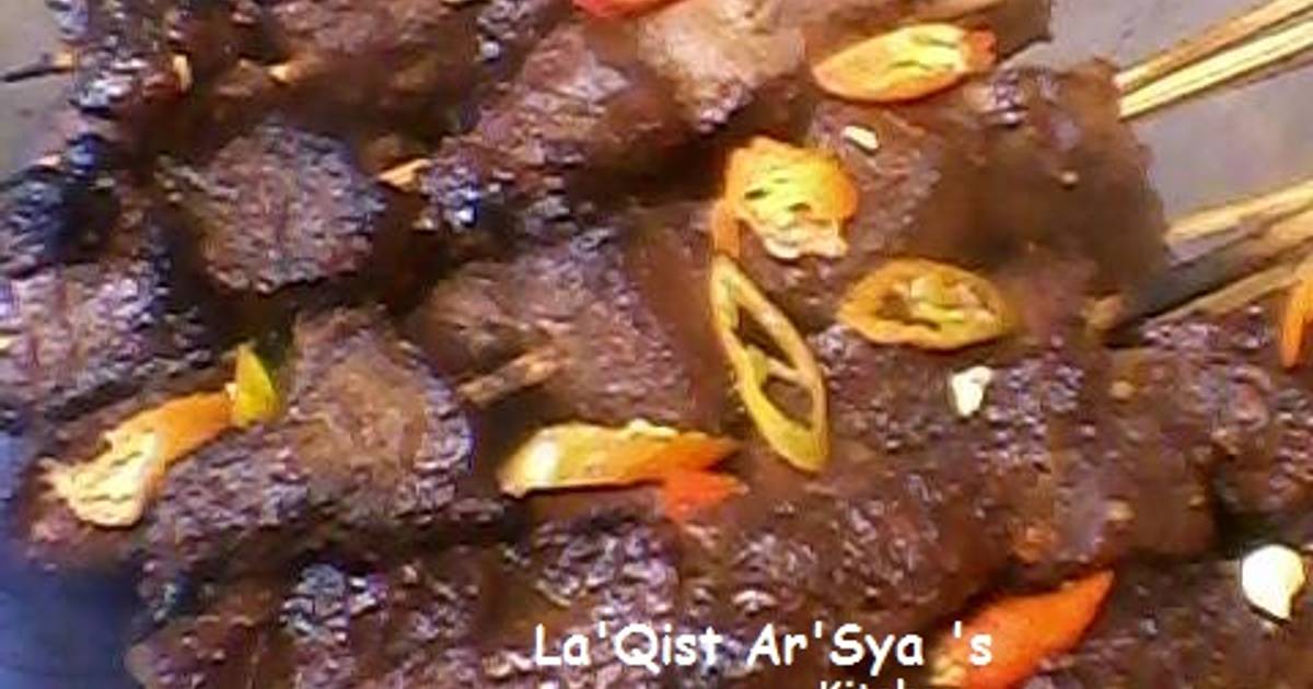 Resep Sate Sapi Pedas Manis Oleh Tuty Suyanto Cookpad