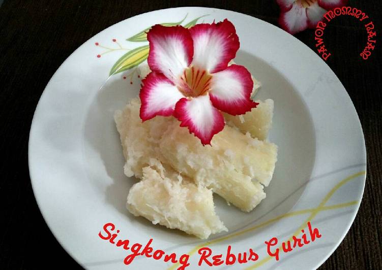 Resep Singkong Rebus Gurih oleh pawon mommy najam Cookpad