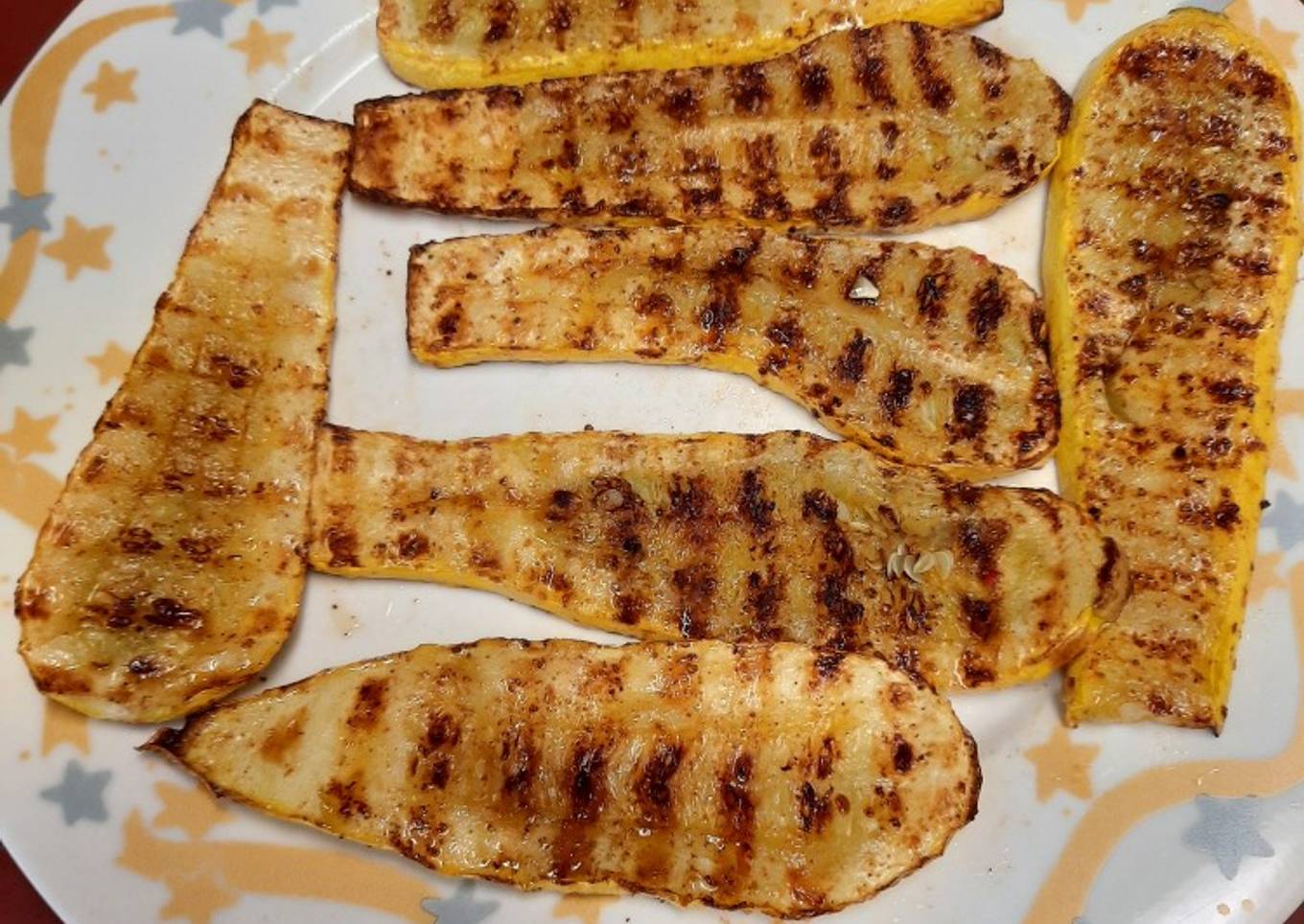 Lee's Simple Grilled Yellow Summer Squash