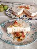 Cheesecake ai fichi con mandorle e miele