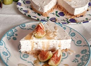 Foto di Cheesecake ai fichi con mandorle e miele