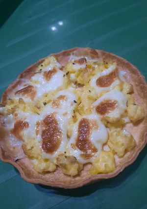Una foto de Tarteletas de queso y huevo