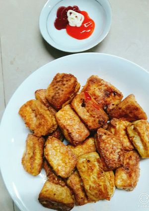 Hình của món Tàu hủ trứng (món ăn chơi).