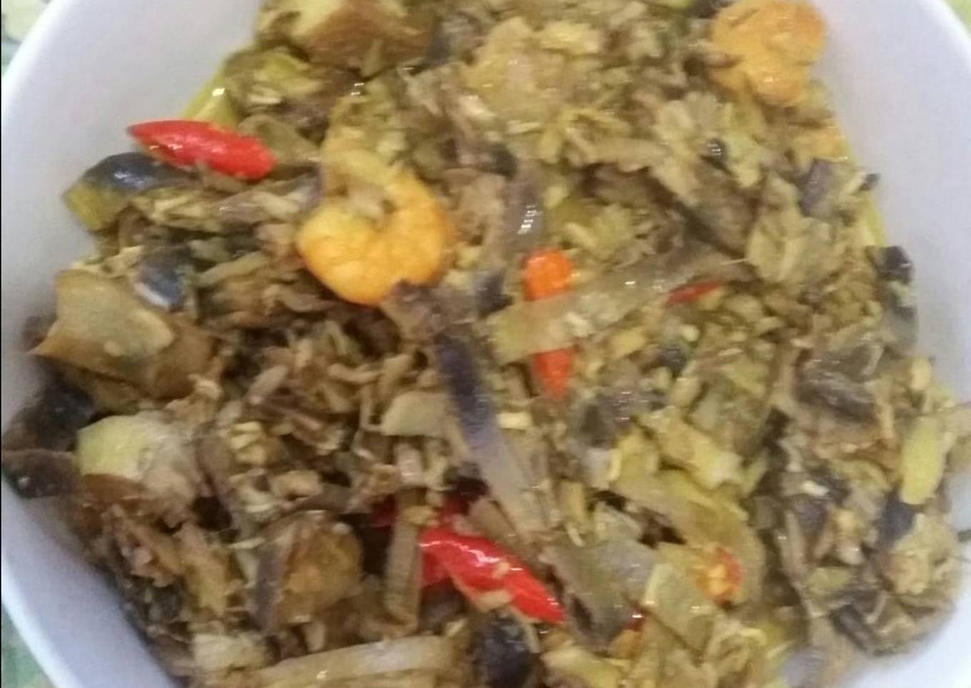Tumis Jantung Pisang enak