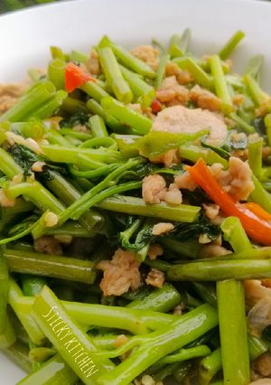 รูปของ ผัดผักบุ้งหมู🍽️