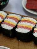 Rolled Pork and Egg Onigiri
