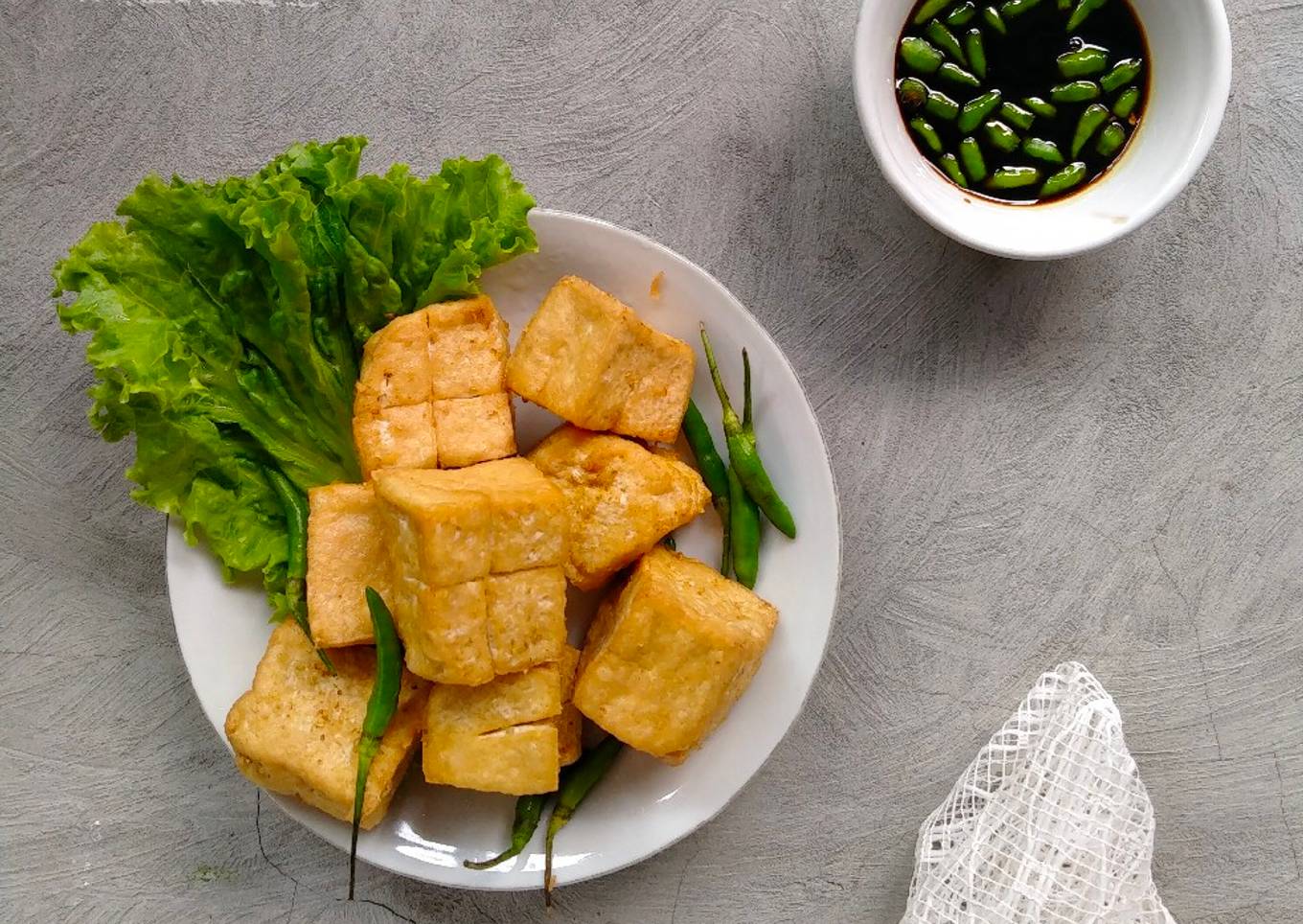 Tahu Goreng Sambal Kecap