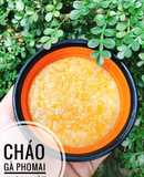 Ăn dặm - Cháo gà phomai khoai mật