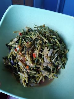 Foto resep Tumis Kangkung Bunga Pepaya