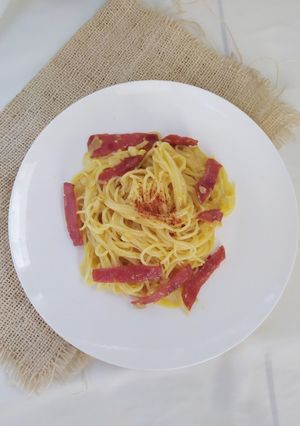 Foto resep Spaghetti Carbonara (resep asli)