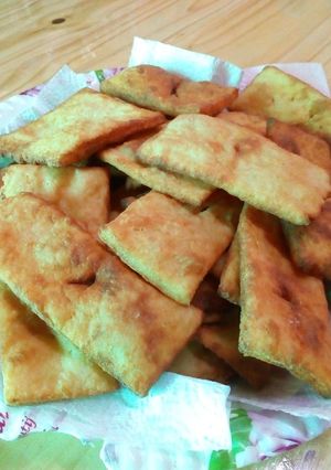Una foto de Fugazzas de polenta