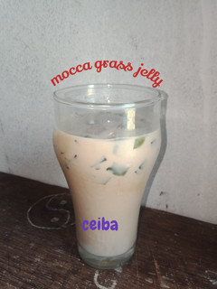 Foto resep Mocca grass jelly