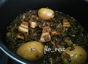 Foto resep Sayur Asin Kering masak Samcan / Ham Choi Kon