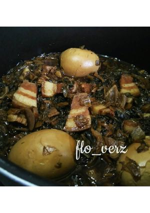 Foto resep Sayur Asin Kering masak Samcan / Ham Choi Kon