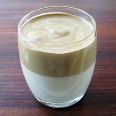 Chilled Milk with Whipped Coffee A picture of Chilled Milk with Whipped Coffee.