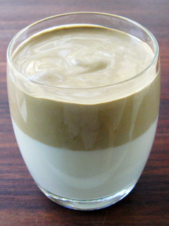A picture of Chilled Milk with Whipped Coffee.