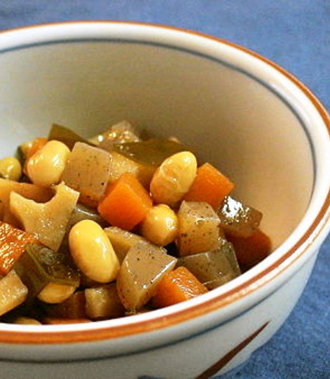 A picture of Traditional Simmered Soybeans from My Mother.