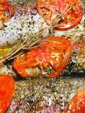 Trucha al horno