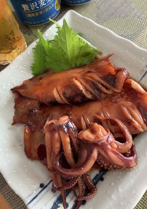 A picture of Grilled Marinated Squid.