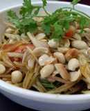 Raw papaya salad