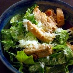 A picture of Chicken Caesar Salad.