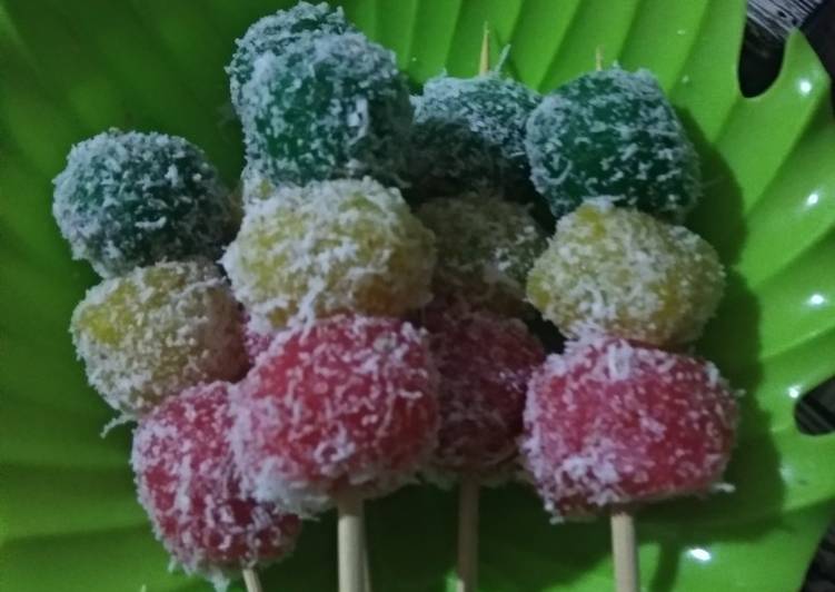Resep Sate bola2 ubi kayu Anti Gagal