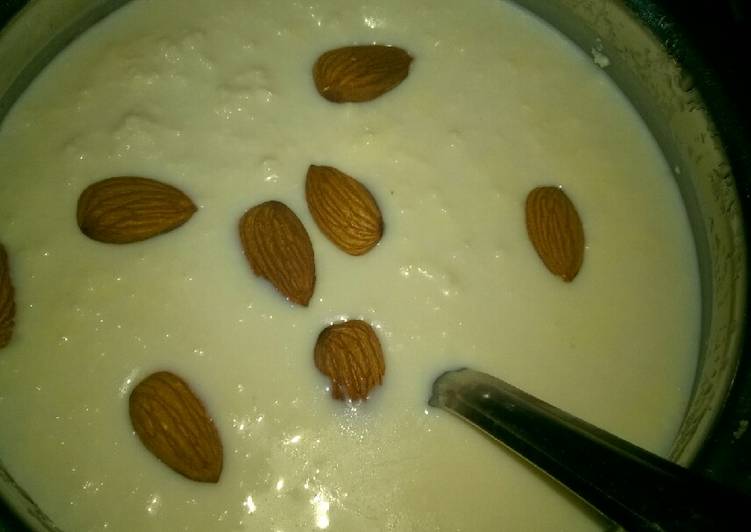 Recipe of Homemade Paneer kheer #recipeana