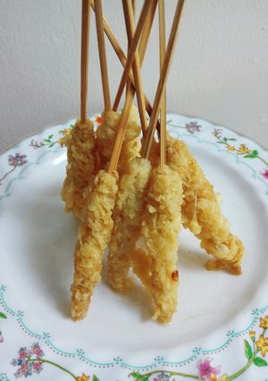 Foto resep Sate Telung (telur gulung)
