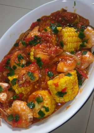 Foto resep Udang Saos Padang