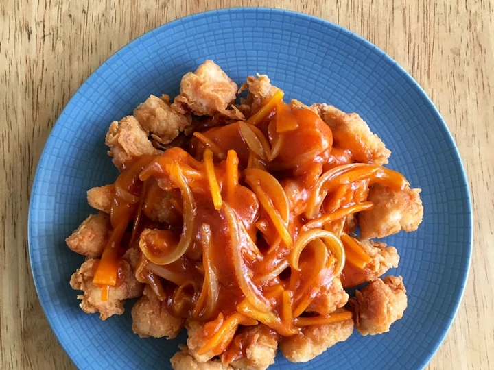 Cara Gampang Membuat Resep Ayam Popcorn Asam Manis ala Catering yang Enak Banget Anti Ribet, Bikin Ngiler