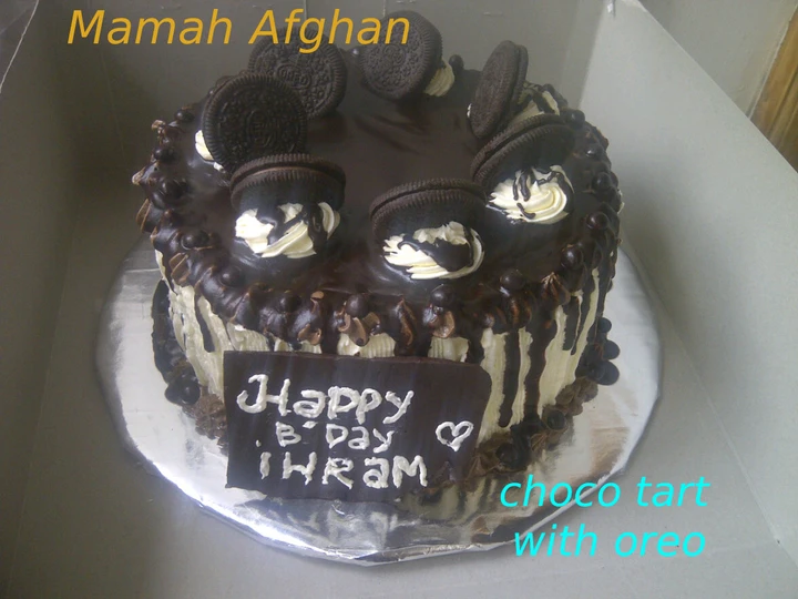 Cara Gampang Membikin Resep  Bolu tart ultah coklat/ choco cake tart yang Menggugah Selera, Lezat