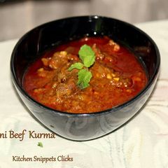 A picture of Afghani Beef Kurma.