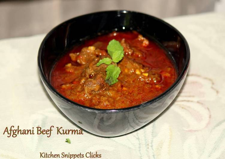 Afghani Beef Kurma