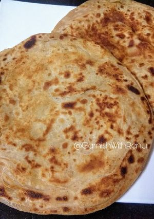 A picture of Whole Wheat Laccha Paratha.
