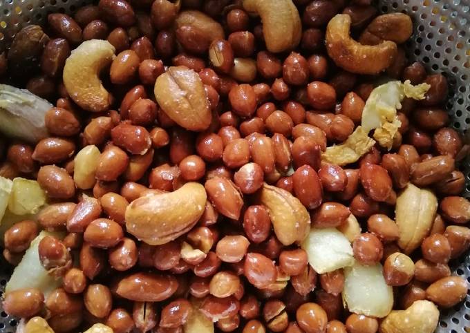 Easiest Way to Make Speedy Peanut and Cashew nut for Snack