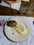 Crepinette d’agnello con crema di sedano rapa
