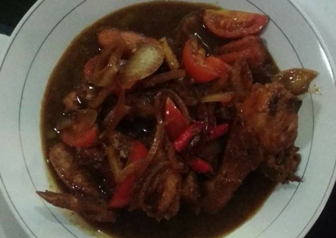 Ayam goreng mentega masak kecap