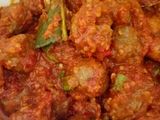Bakso Telur Bumbu Balado Pedas
