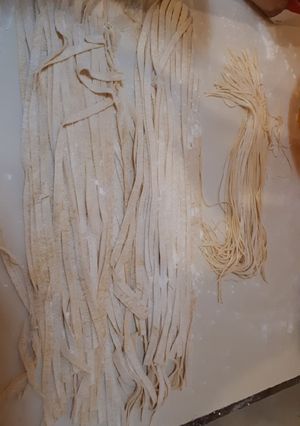 Una foto de Fideos caseros