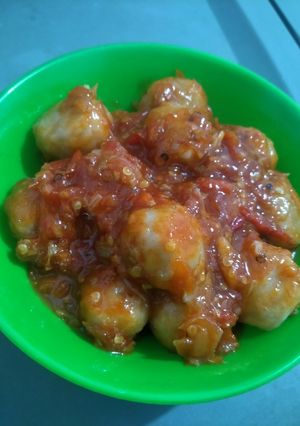 Foto resep Pentol pedas jeletot