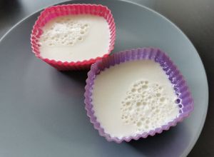 Une photo de Flan coco vanille pour bébé